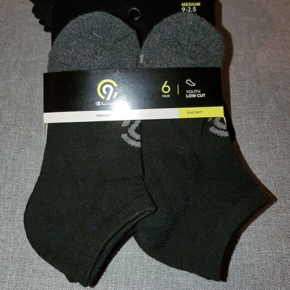 (2) packs of 6 c9 champion low cut youth socks - Picture 1 of 6